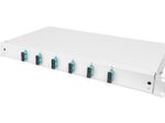 Digitus LWL-Spleißbox, 1HE, bestückt, 6x SC DX, OM3