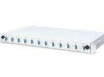 Digitus LWL Spleißbox, 1HE, bestückt, 12x LC DX, OS2