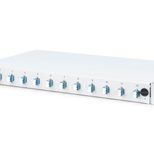 Digitus LWL Spleißbox, 1HE, bestückt, 12x LC DX, OS2
