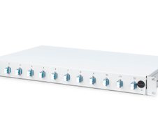 Digitus LWL Spleißbox, 1HE, bestückt, 12x LC DX, OS2