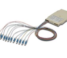 Digitus Spleißkassette mit 12 Pigtails, vormontiert, LC, OS2