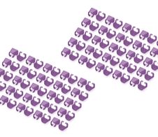 Digitus Farbclips für Patchkabel - Violett