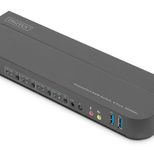 Digitus KVM-Switch, 4-Port, 4K60Hz, 4 x DP in, 1 x DP/HDMI out