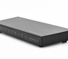 Digitus HDMI Splitter, 8-Port, 1080p, 3D, High Speed 2.25 Ghz/225 MHz, Metall-Gehäuse, schwarz