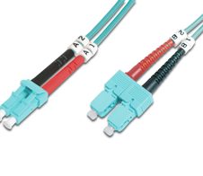 Digitus LWL Multimode OM 3 Patchkabel, LC / SC