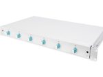 Digitus LWL Spleißbox, 1HE, bestückt, 6x LC DX, OM3