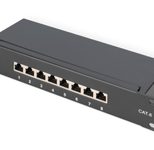 Digitus CAT 6, Klasse E Patch Panel, geschirmt, schwarz