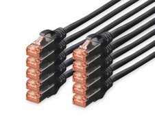 Digitus CAT 6 S/FTP Patchkabel, 10 Stück