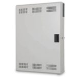 Digitus Wandgehäuse, Slim, 900x600x200 mm 3HE horizontal und 3E vertikale, Grau (RAL 7035)