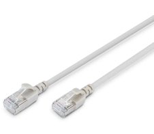 Digitus CAT 6A F-FTP Slim Patchkabel, 10 m, Grau