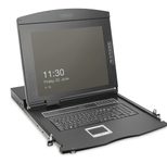 Digitus 19" HD LCD KVM Konsole, 16-Port Cat 5, deutsche Tastatur