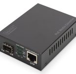 Digitus Gigabit PoE Medienkonverter, RJ45 / SFP, PSE