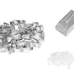 Digitus CAT 6 Modularstecker für Rundkabel, Pass through Stecker - 100 Stk.