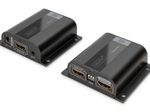 Digitus HDMI Extender Set, 50 m via Netzwerkkabel (CAT 6/6a/7), EDID, 1x HDMI loop out, FHD 1080p