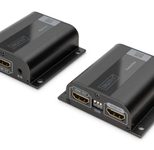Digitus HDMI Extender Set, 50 m via Netzwerkkabel (CAT 6/6a/7), EDID, 1x HDMI loop out, FHD 1080p
