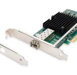 Digitus Single Port 10 Gigabit Ethernet Netzwerkkarte, SFP, PCI Express, Intel Chipsatz