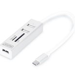 Digitus USB Typ-C™ OTG 3-Port Hub + Kartenleser