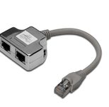 Digitus CAT 5e Patchkabel-Adapter, 2x CAT 5e, geschirmt