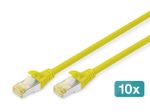 Digitus CAT 6A S/FTP Patchkabel, 10 Stück