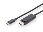 Digitus USB Type-C Gen 2 Adapter- / Konverterkabel, Type-C auf DP
