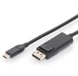 Digitus USB Type-C Gen 2 Adapter- / Konverterkabel, Type-C auf DP