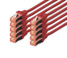 Digitus CAT 6 S/FTP Patchkabel, 10 Stück