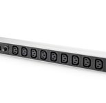 Digitus Steckdosenleiste mit Aluminiumprofil, 9-fach, IEC C14 Eingang