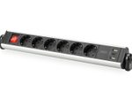 Digitus 6-fach Office-Steckdosenleiste mit 3x USB-Anschlüssen