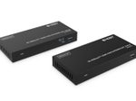 Digitus HDBaseT KVM Extender Set, 150 m 4K/60Hz, USB 1.1, PoC, IR, schwarz