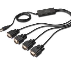 Digitus USB 2.0 zu 4xRS232 Kabel