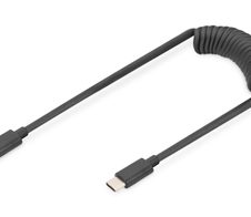 Digitus USB 2.0 - USB - C auf USB - C Spiralkabel