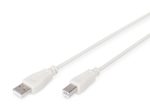 Digitus USB Anschlusskabel, Typ A - B St/St 3.0m, USB 2.0 geeignet, be
