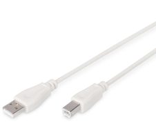Digitus USB Anschlusskabel, Typ A - B St/St 1.8m, USB 2.0 geeignet