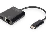 Digitus USB Type-C™ Gigabit Ethernet Adapter mit Power Delivery Unterstützung