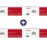 Canon Original Toner 075 4er-Set Multipack schwarz, cyan, magenta, gelb 6365C002, 6364C002, 6363C002, 6362C002