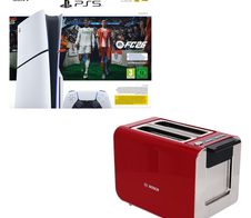 Sony Playstation 5 Disc-Edition - EA Sports FC 26 Bundle + BOSCH TAT8614N Toaster