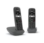 Gigaset AE690 Duo Schnurlostelefon ohne Anrufbeantworter anthrazit