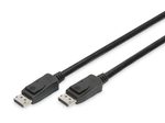 Digitus DisplayPort Anschlusskabel, Typ DP St/St, 3.0m, m/Sperre, UHD 8K 60Hz, DP 1.4, sw
