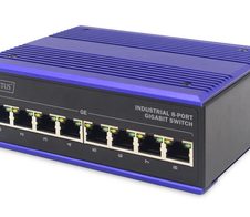 Digitus DN-651119 Netzwerk-Switch Gigabit Ethernet (10/100/1000) Schwarz, Blau