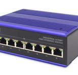 Digitus DN-650106 Netzwerk-Switch Fast Ethernet (10/100) Schwarz, Blau