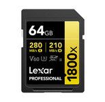 Lexar Professional 1800x SDXC UHS-II Karte Gold Serie