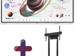 Samsung Flip Pro WM75B Flipchart 190,5 cm 75 Zoll + Neomounts BL55-875BL1 motorisierter Standfuß höhenverstellbar