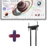 Samsung Flip Pro WM85B Flipchart 215,9 cm 85 Zoll + Neomounts BL55-875BL1 motorisierter Standfuß höhenverstellbar