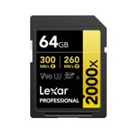 Lexar Professional 2000x SDXC UHS-II Karten GOLD Serie