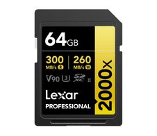 Lexar Professional 2000x SDXC UHS-II Karten GOLD Serie