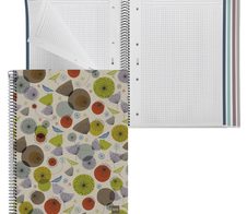 MIQUELRIUS Eco Design Collegeblock  DIN A4 kariert bunt