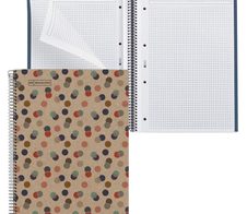 MIQUELRIUS Eco Design Collegeblock DIN A4 kariert bunt