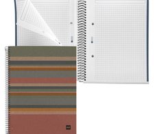 MIQUELRIUS Eco Design Collegeblock DIN A5 kariert bunt