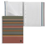 MIQUELRIUS Eco Design Collegeblock DIN A4 kariert bunt