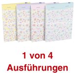 OXFORD Notizblock GO Floral DIN A6 liniert